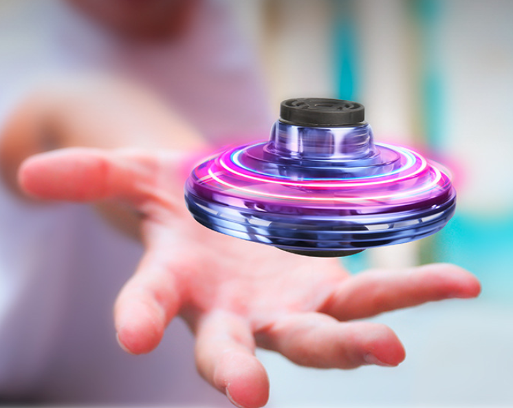 HélicoSpinner Lumineux UFO Interactif pour Enfants (CJ)